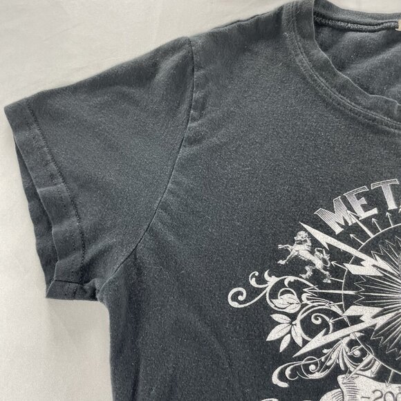 Metallica World Magnetic Tour Tee – Bay Island Sportswear – Black Graphic Shirt - Picture 2 of 11